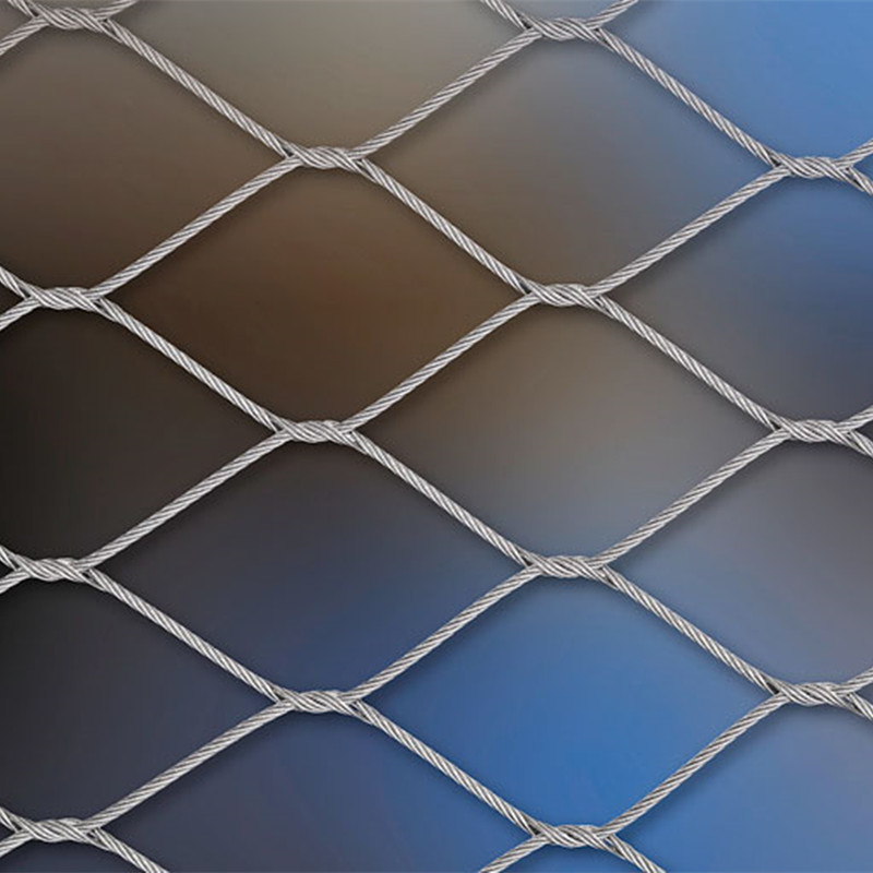 The stainless steel rope mesh woven net